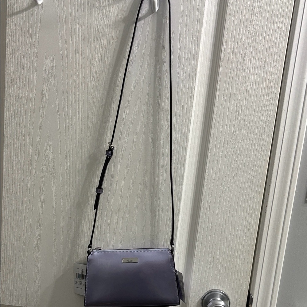 Kate Spade Kenzie mini crossbody bag in the candied flower blue color - Picture 3 of 8